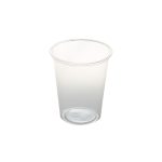 Bicchieri di plastica trasparente