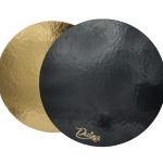 Dischi oro/nero bordo retto personalizzato